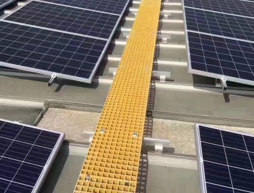 海南太阳能光伏板玻璃钢检修通道