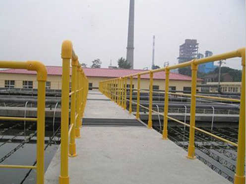 污水处理厂玻璃钢平台护栏
